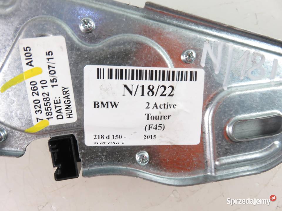 SILNICZEK WYCIERACZKI TYŁ BMW F45 7320260