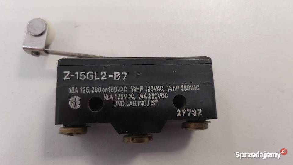 Mikroprzełącznik krańcowy Z15GLB7 OMRON Wyszków