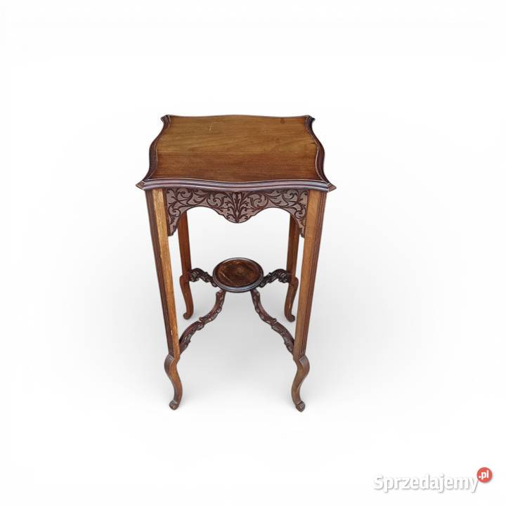 Antyczny Stolik Kwietnik w stylu Edwardiańskim