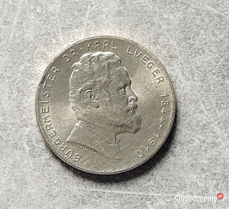 88 AUSTRIA srebro 2 Szylingi 1935 r Lueger Łask sprzedam