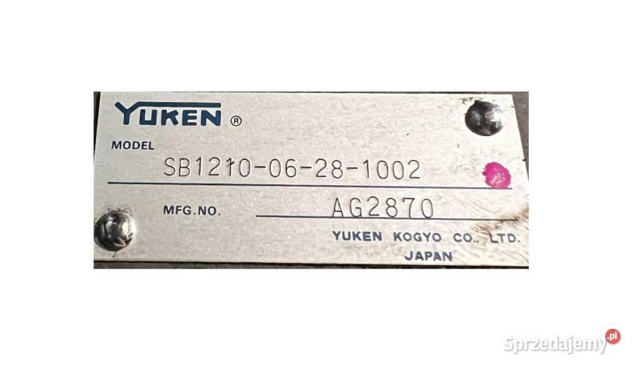 Yuken SB121006281002 SB121006281002 zawór Układ hydrauliczny wielkopolskie