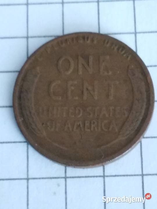 Moneta 1 cent usa Lincoln 1917 Numizmatyka lubuskie
