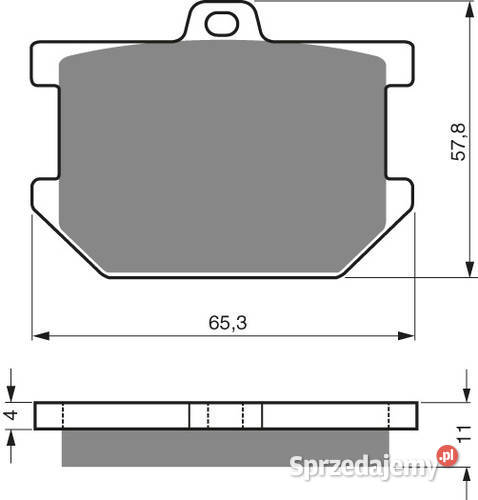 KLOCKI HAMULCOWE GOLD FREN 082 AD SR 500 XS 250 Zabrze sprzedam