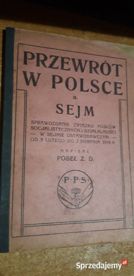 PRZEWRÓT W POLSCEIISEJMPOSEŁ Z DUnikat hist z Antykwariat wielkopolskie Iwno