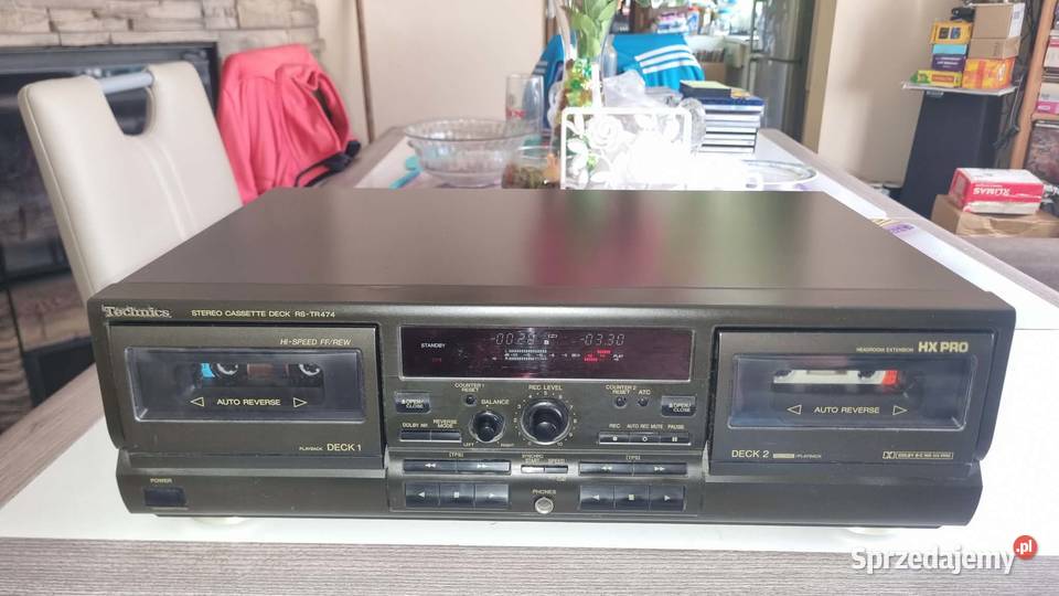 Magnetofon dwukasetowy Technics RSTR474 Dual łódzkie Warta