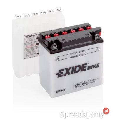 Akumulator motocyklowy EXIDE EB9B YB9B 12V 9Ah Gdynia