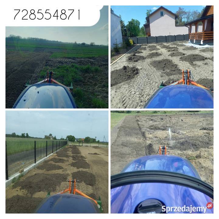 RÓWNANIE TERENU KAMIONKA KOZŁÓWKA powiat Kozłówka