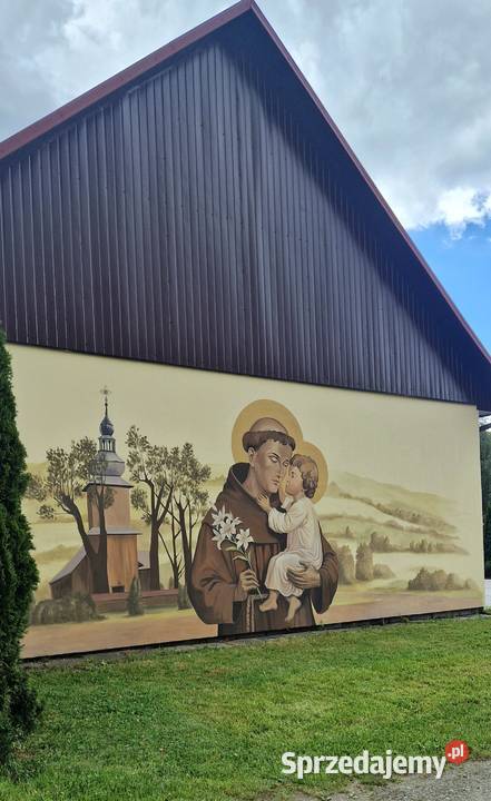 Mural sakralny malowanie na ścianach Nowy Targ