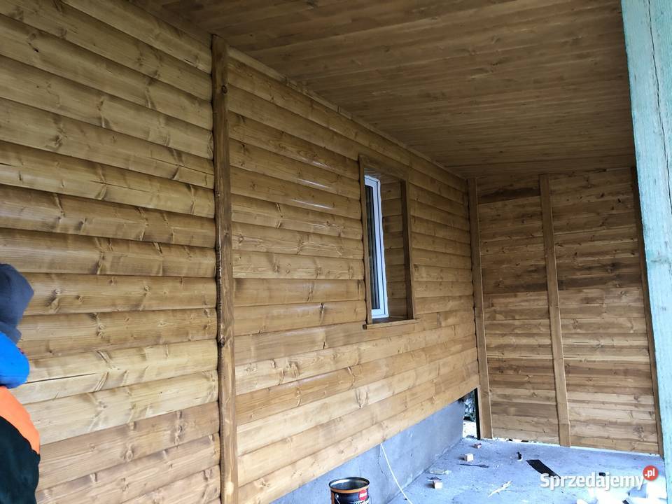 Deska elewacyjna Półbal Obijanie domów półdeską Zakliczyn