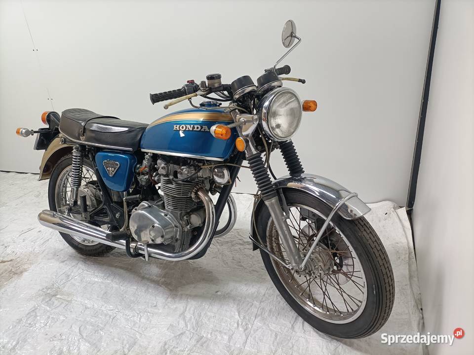 Honda CB 450 Zarejestrowana 1972r kujawsko-pomorskie Padniewko