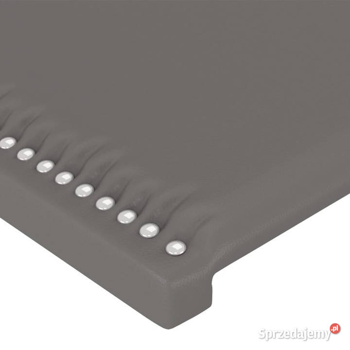 Zagłówek do łóżka z LED szary 183x16x118128 Warszawa sprzedam