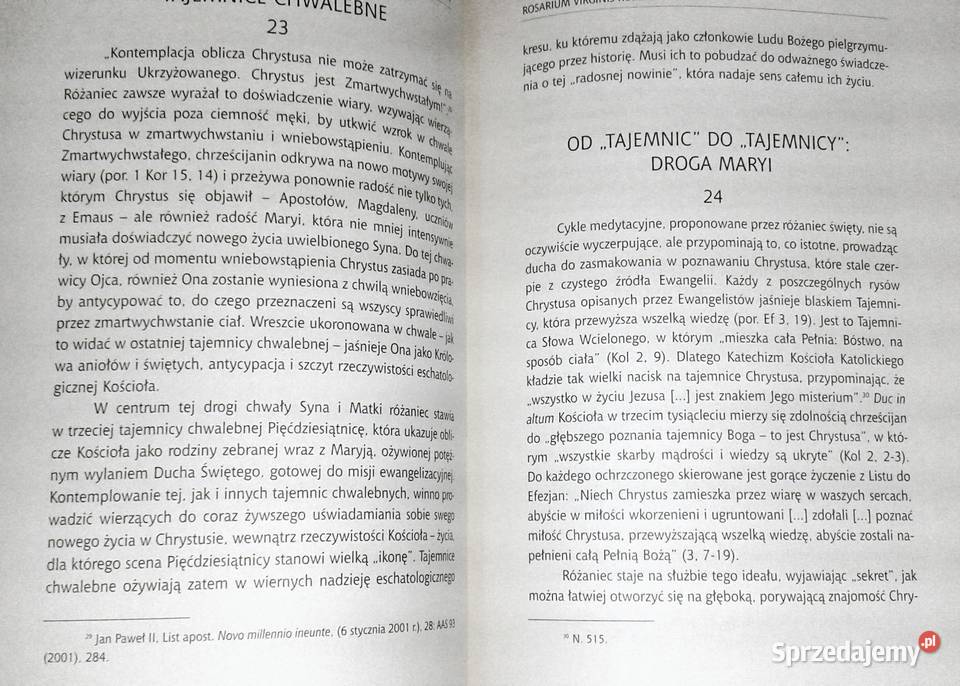 Jan Paweł II Różaniec NMP lubelskie Chełm sprzedam