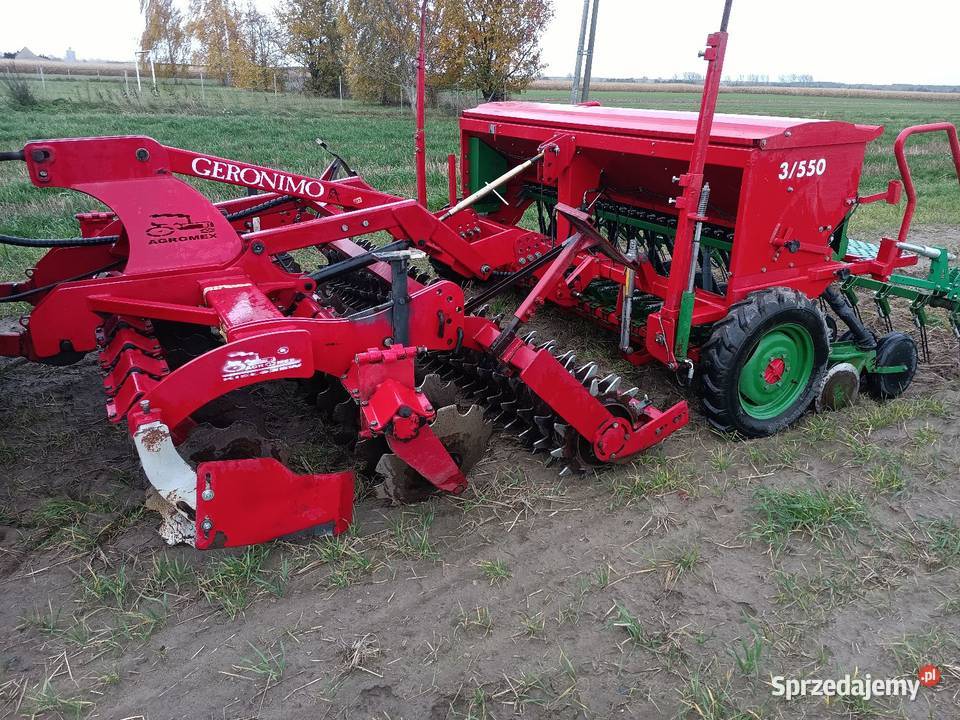 Zestaw talerzowy uprawowo siewny z kołami nieuszkodzony Kopojno