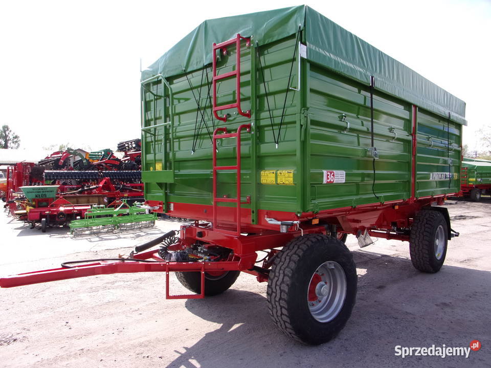 NOWA Przyczepa rolnicza dwuosiowa PRONAR PT680 nieuszkodzony łódzkie Opoczno