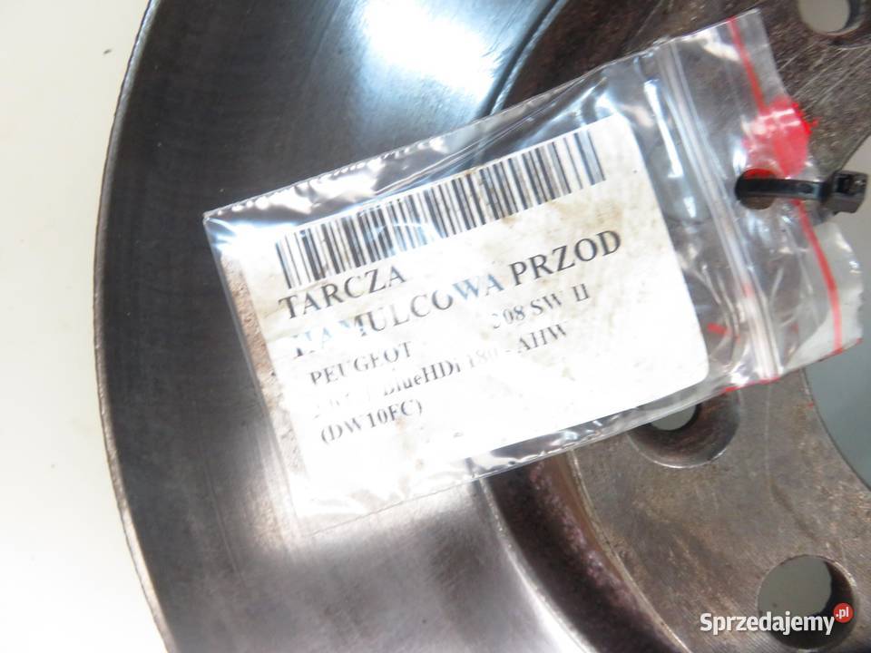 TARCZE HAMULCOWE PRZÓD PEUGEOT 308 20 BlueHDi Tarcze hamulcowe