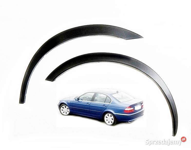 BMW 3 nakładki na błotnik czarny mat 4 sierpy wielkopolskie sprzedam