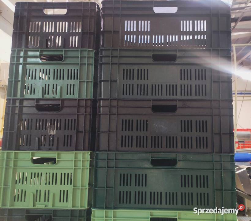 Skrzynki plastikowe 60x40x24 solidne duża ilość Inowrocław