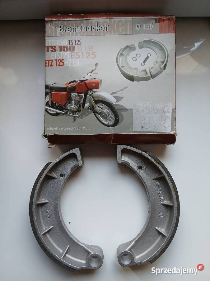 szczęki hamulcowe do mzts es etz mza