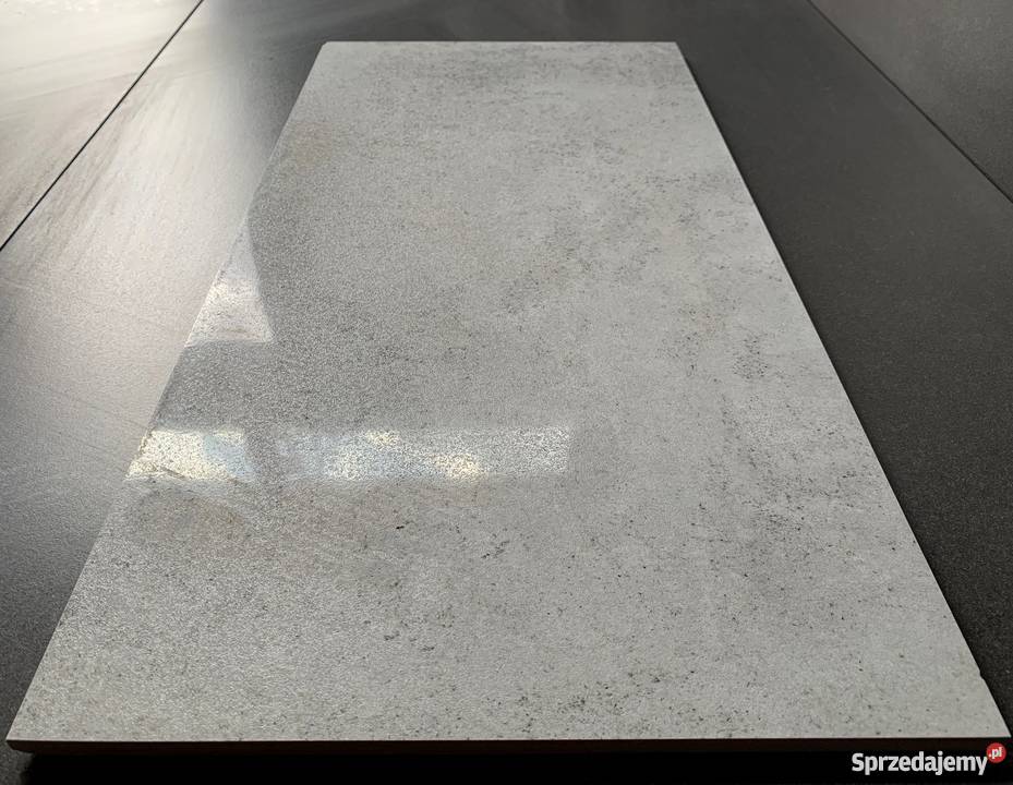Płytki betonopodobne 120x60 szary gres Mirador Łask