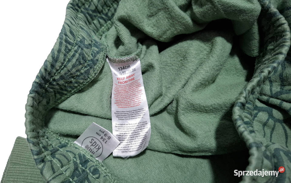 Spodnie chłopięce zielone rośliny 134 Pepco Czeladź sprzedam