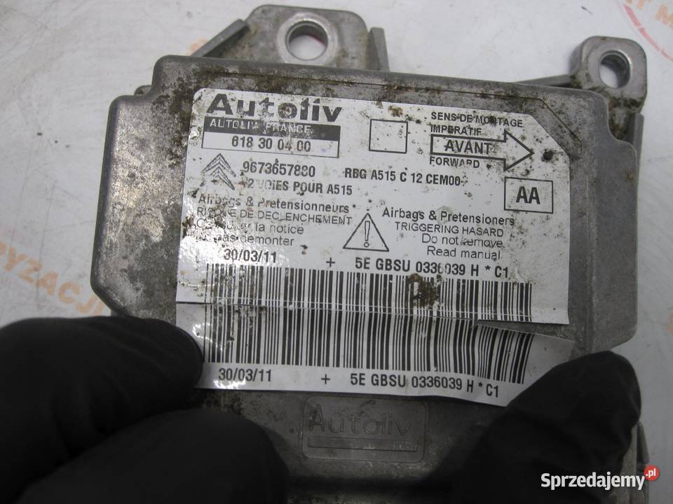 CITROEN DS3 11r moduł sterownik AIRBAG świętokrzyskie Kielce