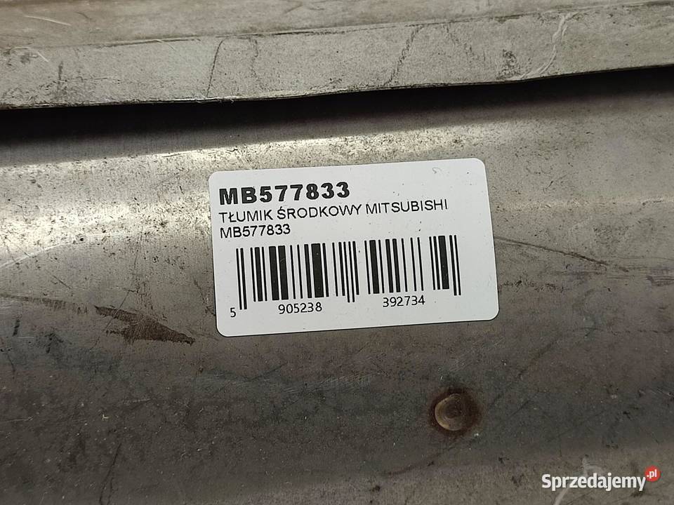 TŁUMIK ŚRODKOWY MITSUBISHI PAJERO I 25 TD lubelskie