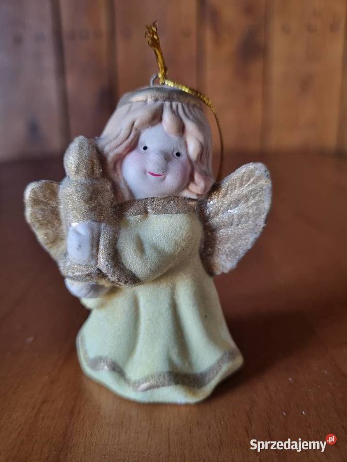 Ceramiczny Aniołek z dzwoneczkiem Warszawa