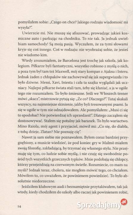JA IBRA MOJA HISTORIA Zlatan Ibrahimović miękka