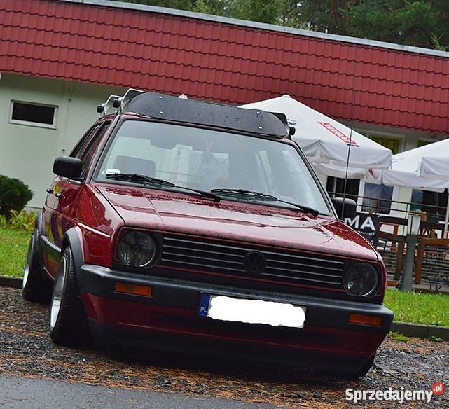 Volkswagen Golf MK2 czerwony Zagórz sprzedam
