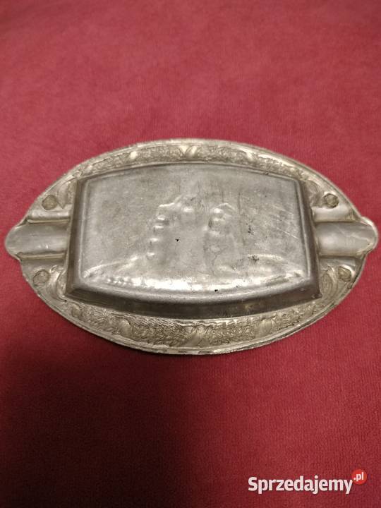 Popielniczka aluminiowa stara czasy PRL kolekcje Choszczno sprzedam