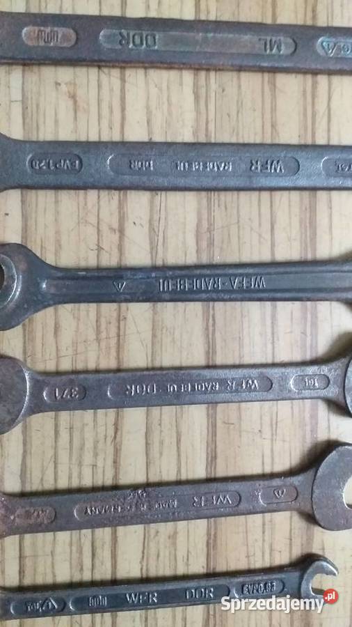 Klucze płaskie WFR mazowieckie sprzedam