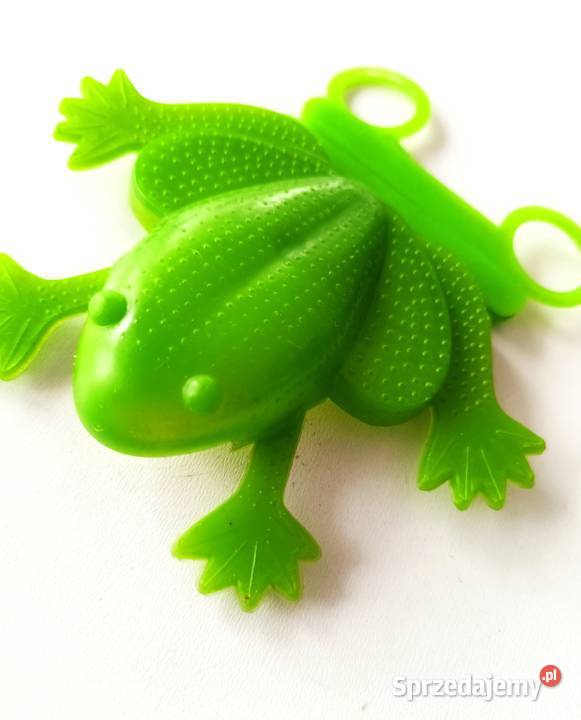 Skacząca żabka z PRLu vintage łódzkie Łódź sprzedam
