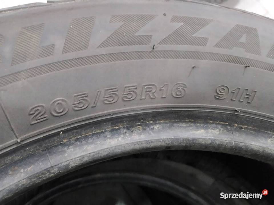 4x OPONA ZIMOWA BRIDGESTONE 20555R16 4812550