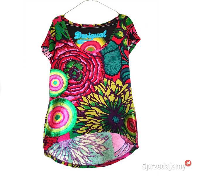 Piękna luźna bluzka desigual L XL