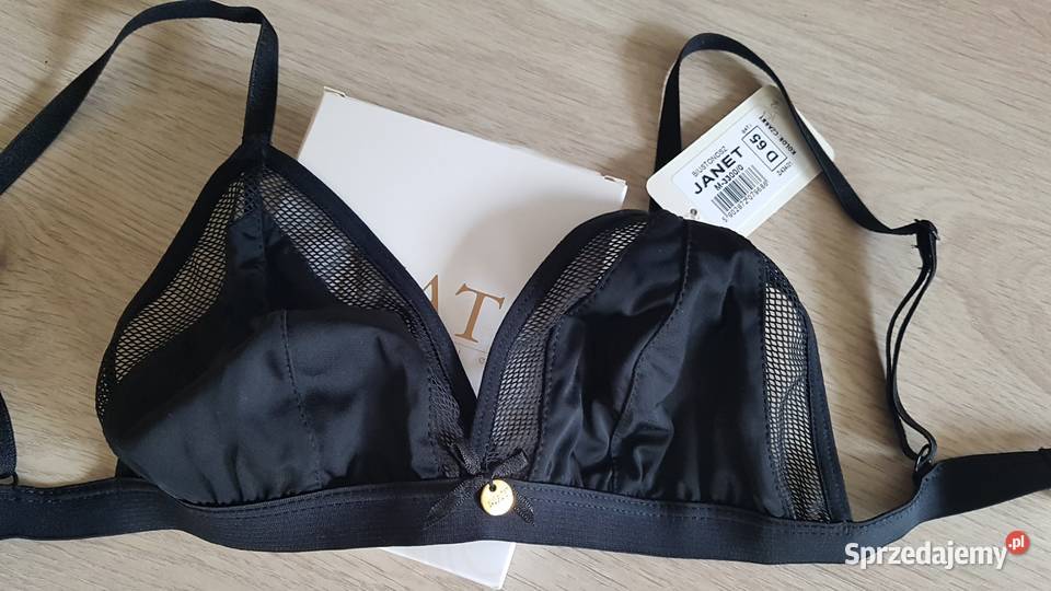 Biustonosz Mat 65D nowy czarny małopolskie Nowy Sącz