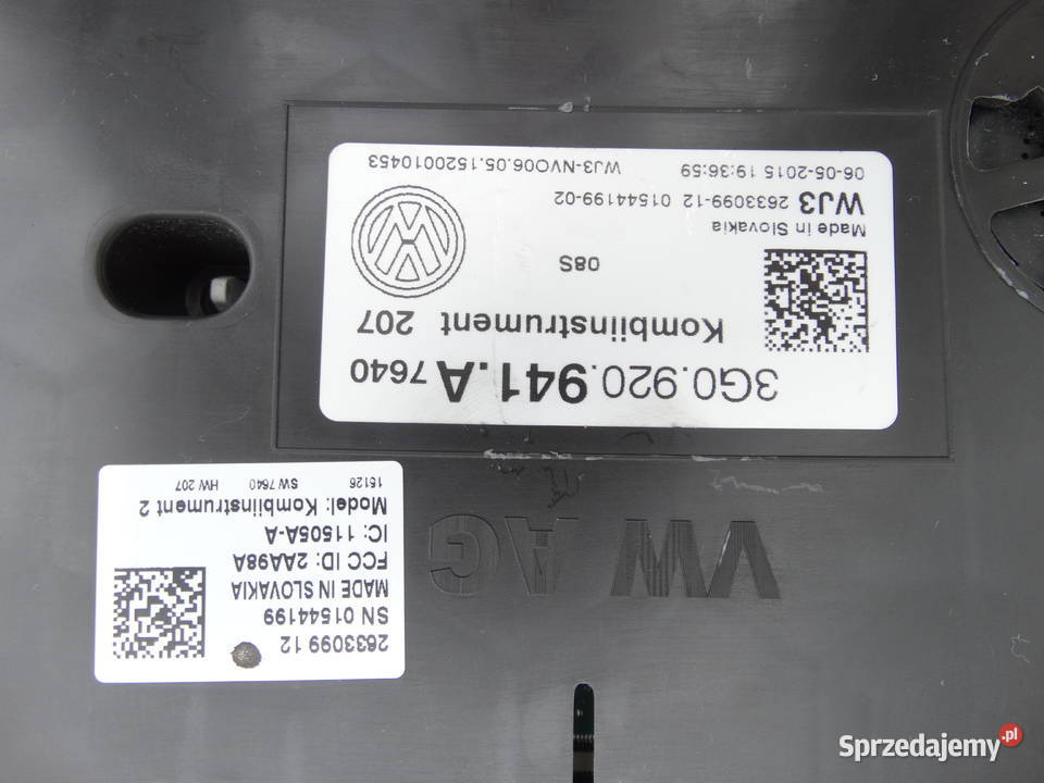 ZESTAW STARTOWY DO ODPALANIA VW PASSAT B8 20 TDI Łosieniec