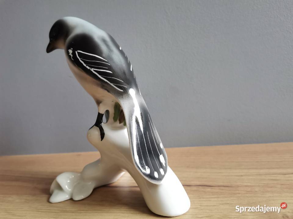 Stara figurka porcelanowa Ptak Dzieżba Katowice