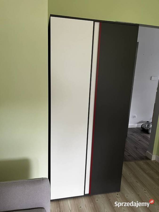 Szafa dwudrzwiowa BRW białygrafitpokój Kołobrzeg sprzedam