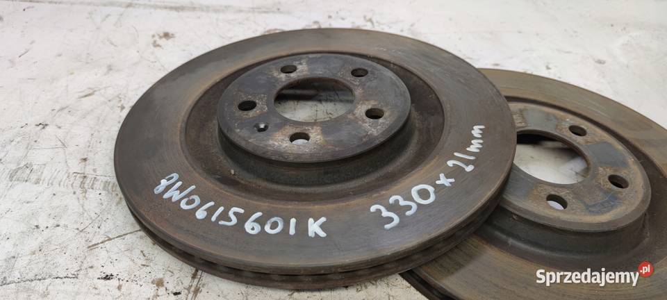 TARCZE HAMULCOWE TYŁ AUDI A6 A7 8W0615601K 330MM Przystajń sprzedam