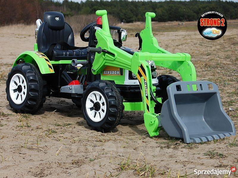 MOCNY TRAKTOR Z ŁYŻKĄ KINGDOM 12V DWIE PRĘDKOŚCI kujawsko-pomorskie Toruń