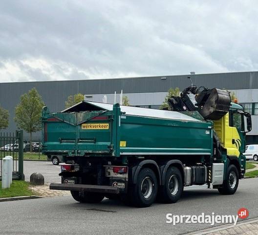 Bordatic wywrotka 6x6 z dzwigiem MAN TGS nie Warszawa