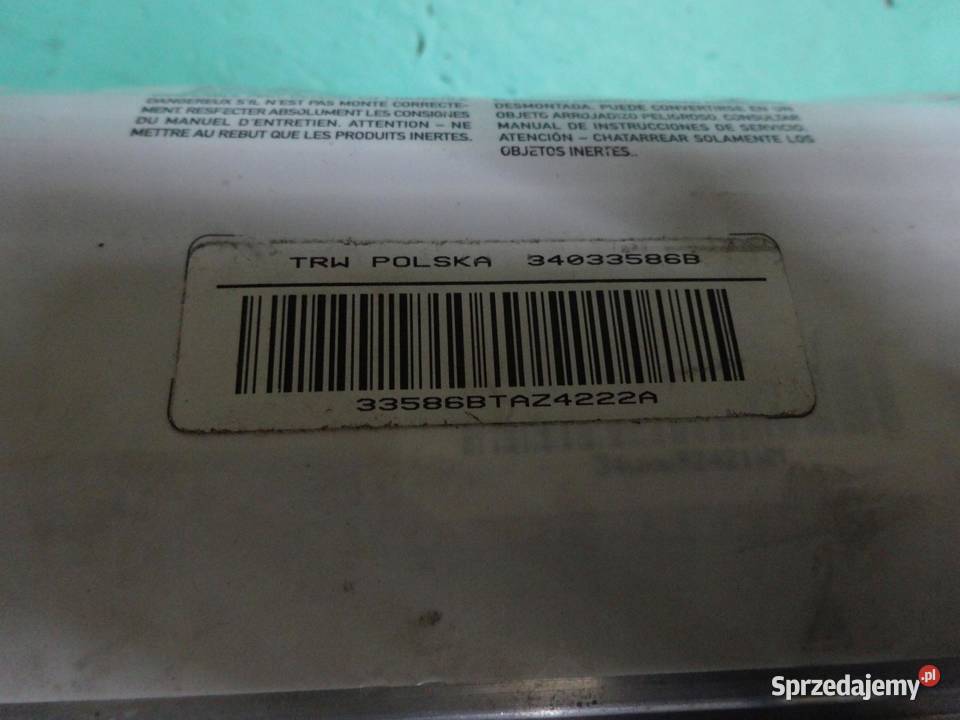 BMW E81 E87 LIFT AIRBAG poduszka pasażera