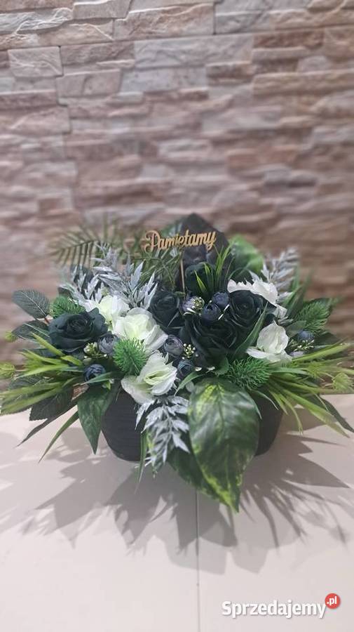 Stroik nagrobny wielokolorowy Lębork