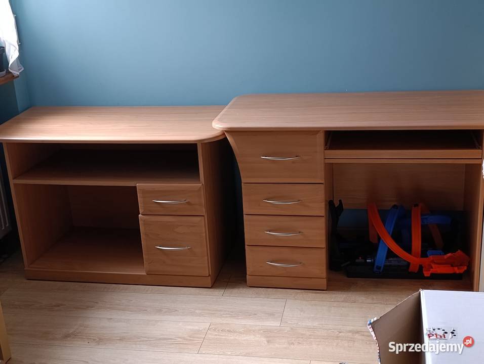 zestaw mebli szafka i biurko sprzedam Biurka Poznań