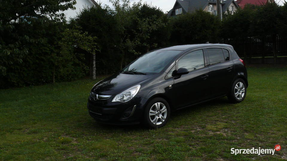 Opel Corsa 14 benzyna 2013r Sprowadzona opł welurowa tapicerka Sokółka