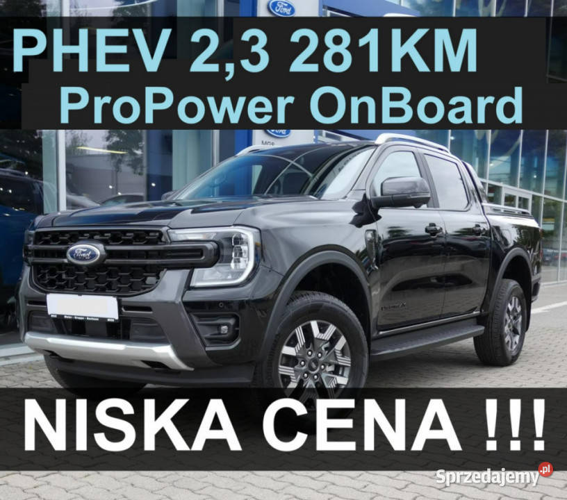 Ford Ranger 23 PHEV Wildtrak Hybryda ProPower nawigacja Szczecinek sprzedam