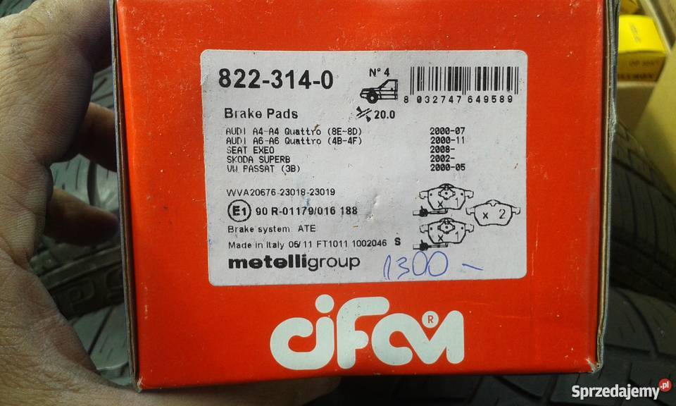 Klocki hamulcowe peugeot vw skoda seat renault klocki Sława