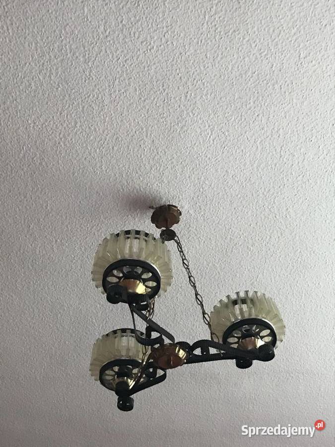 Lampa wisząca antyk inny kolor Syców