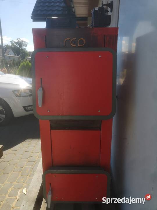 Piec na drewno i węgiel red uni 15kw części Skuszew sprzedam