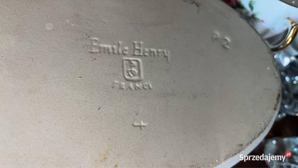 Piękne zabytkowe francuskie naczynie EMILE HENRY Gdańsk